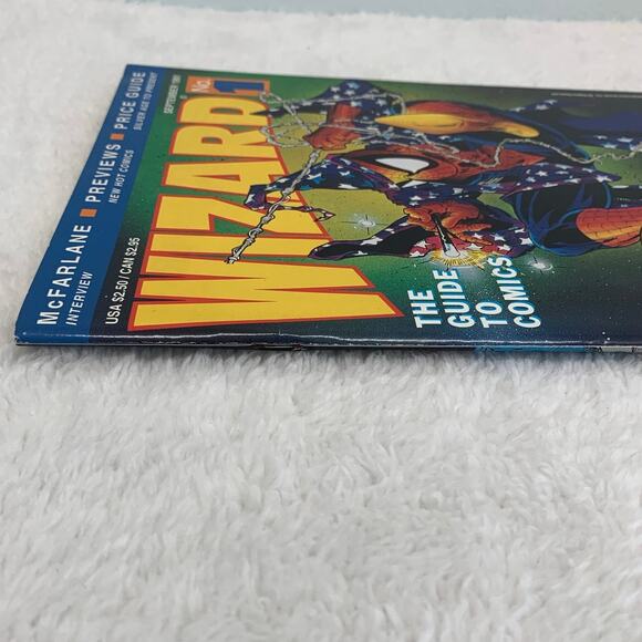 Wizard Guide to Comics Magazine Issue 1 Sept 1991 McFarlane Spider-Man Poster - Picture 6 of 16